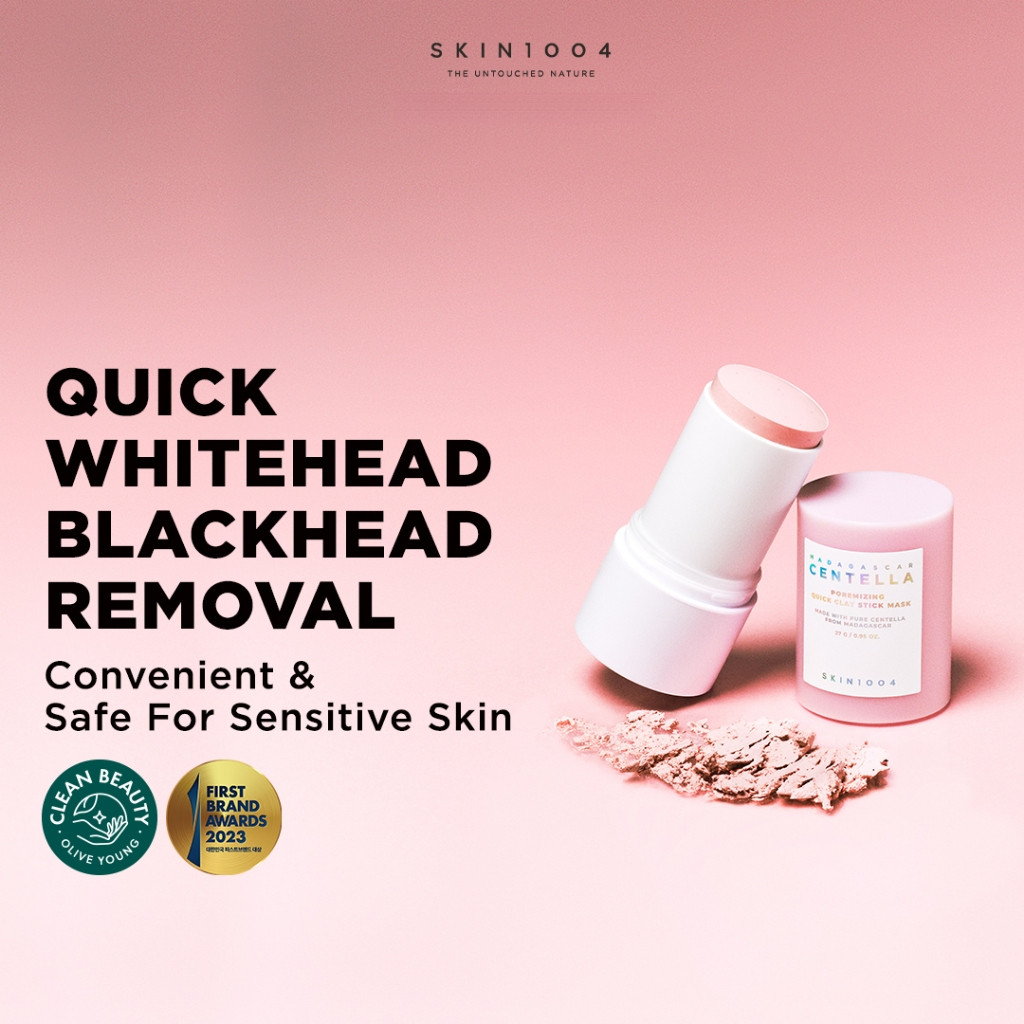 SKIN1004 จัดส่งรวดเร็วSKIN1004 Madagascar Centella Poremizing Quick Clay Stick Mask ให้ความชุ่มชื้นแ