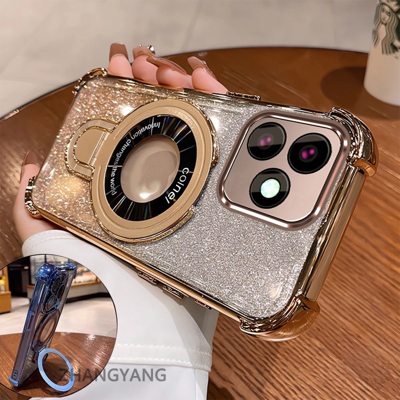 สําหรับ infinix smart 8 hot 40iClear กรณีหนาชุบซิลิโคน ShockProof เคสโทรศัพท์ CCCCA6