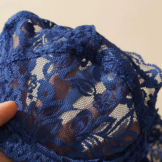 ECMLN Ultra-thin เซ็กซี่ประณีตลูกไม้ผู้หญิง Bras Non-paded Plus ขนาดแหวนเหล็ก Push Up Hollow Out Bralette