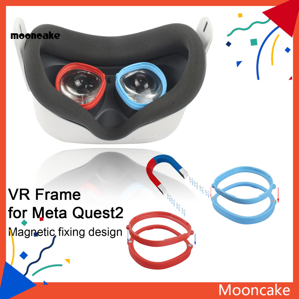ขนมไหว้พระจันทร์| Vr กรอบสําหรับ Meta Quest2 Vr สําหรับ Meta Quest2 Meta Quest2 กรอบแว่นตาแม่เหล็กสํ