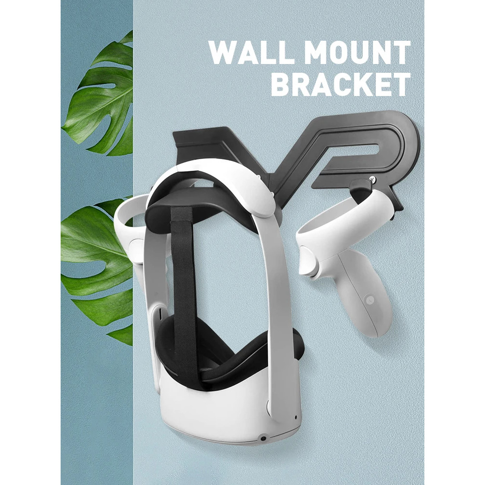 VR Wall Mount สําหรับ Oculus Quest 2/3/3s ชุดหูฟังสําหรับ Oculus Rift S HTC Vive วาล์วดัชนี VR อุปกร
