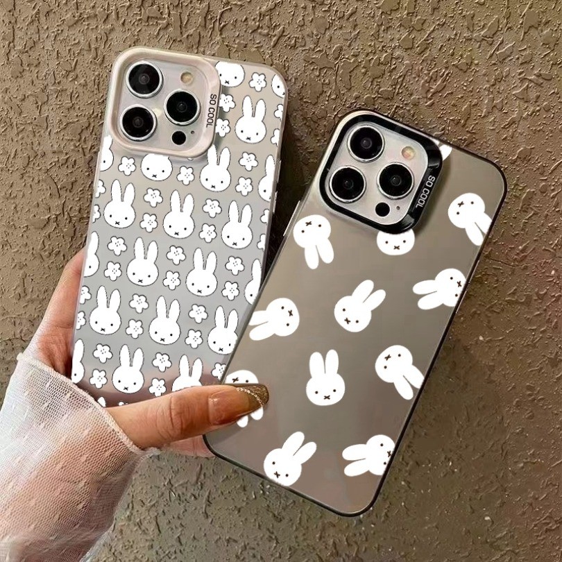 Kawaii สีขาว Miffy สําหรับ Redmi 13 A1 A2 Plus 9 12C 9T 9A 13C 13R 20A 9C 12 10C 10 Prime K60 Ultra 