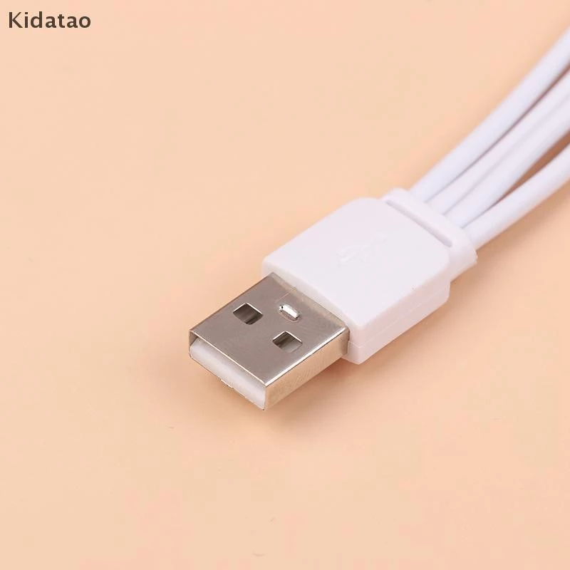 Kidatao 20 ซม.4 In 1 USB C สายชาร์จ 4 พอร์ต USB Splitter สายชาร์จ Type C Connector สําหรับโทรศัพท์มือถือสมาร์ทโฟนแท็บเล็ตใหม่ thumbnail 7