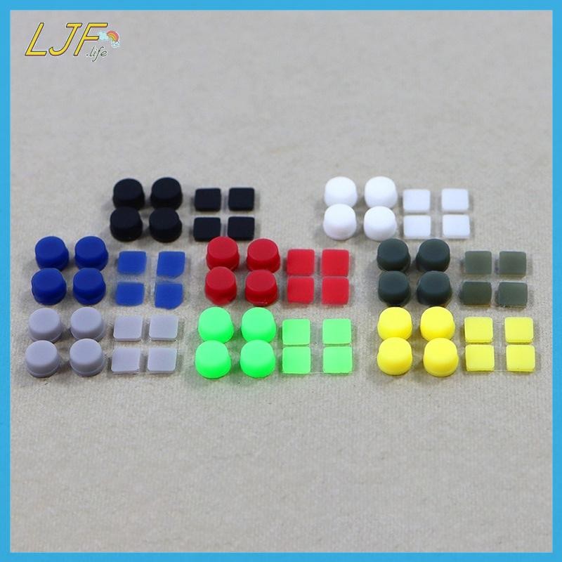 Ljf 1 ชุด Universal Foot Pad สกรูปลั๊กสําหรับ 3DS XL คอนโซลสกรูยางฟุตสําหรับ 3DSLL ด้านหน้าด้านหลังหน้าจอ LCD สกรูฝาครอบ TH