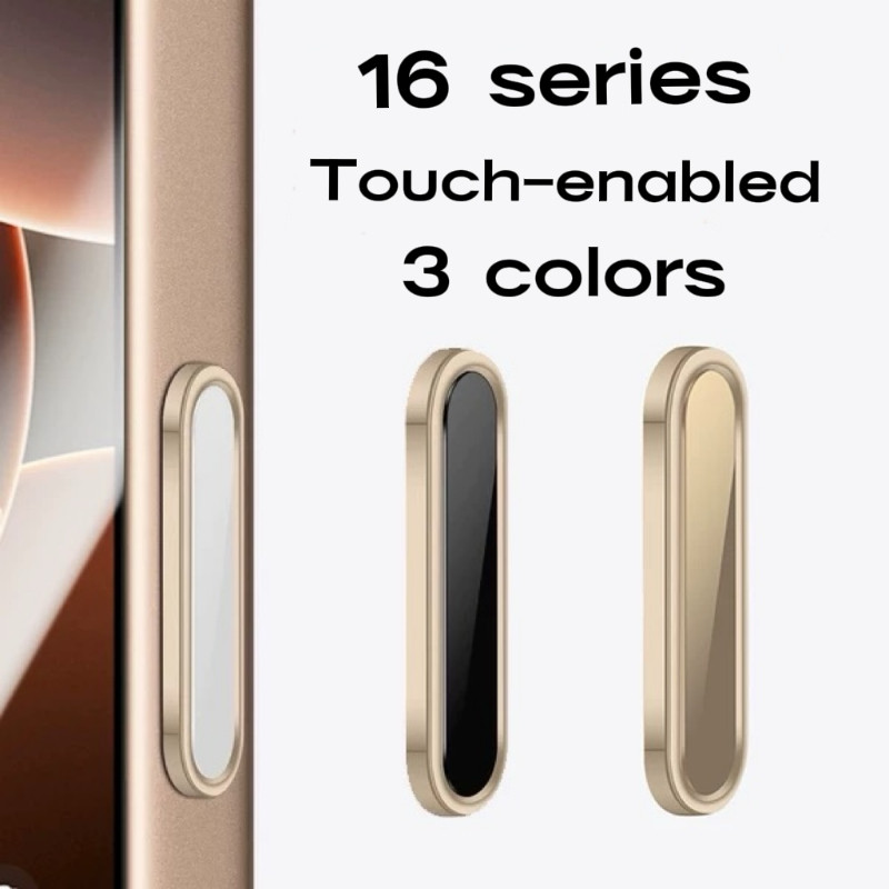 กล้องควบคุมปุ่ม, คีย์กล้อง, ฟิล์มกันรอยกุญแจที่รองรับ iphone 16 16 plus 16 pro 16 pro max