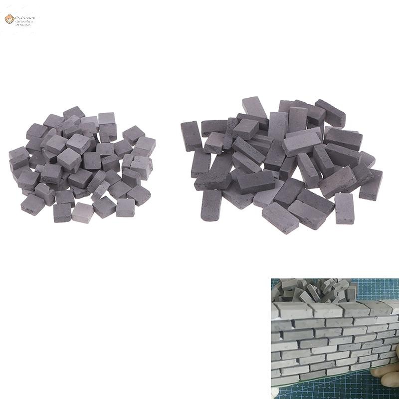 Cod 50/70PCS 1:16 อิฐจําลอง diy โต๊ะทรายภูมิทัศน์ทิวทัศน์อาคารของเล่นใหม่