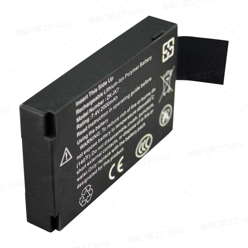 ZKTeco สากล iface701/702แบตเตอรี่ iface502/302เครื่องเข้าร่วมประชุม7.4v แบตเตอรี่