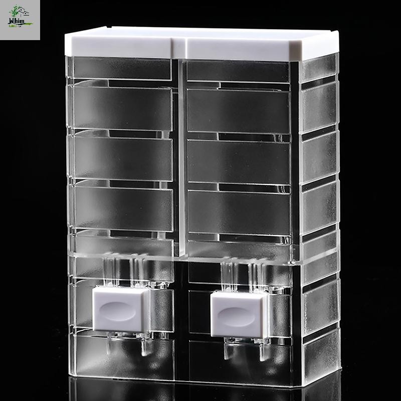 ปลาค็อด ตู้ทําสบู่แบบกดด้วยมือไม่เจาะผนังไร้ร่องรอยวางขวดฆ่าเชื้อห้องน้ําตู้ทําสบู่โปร่งใสใหม่