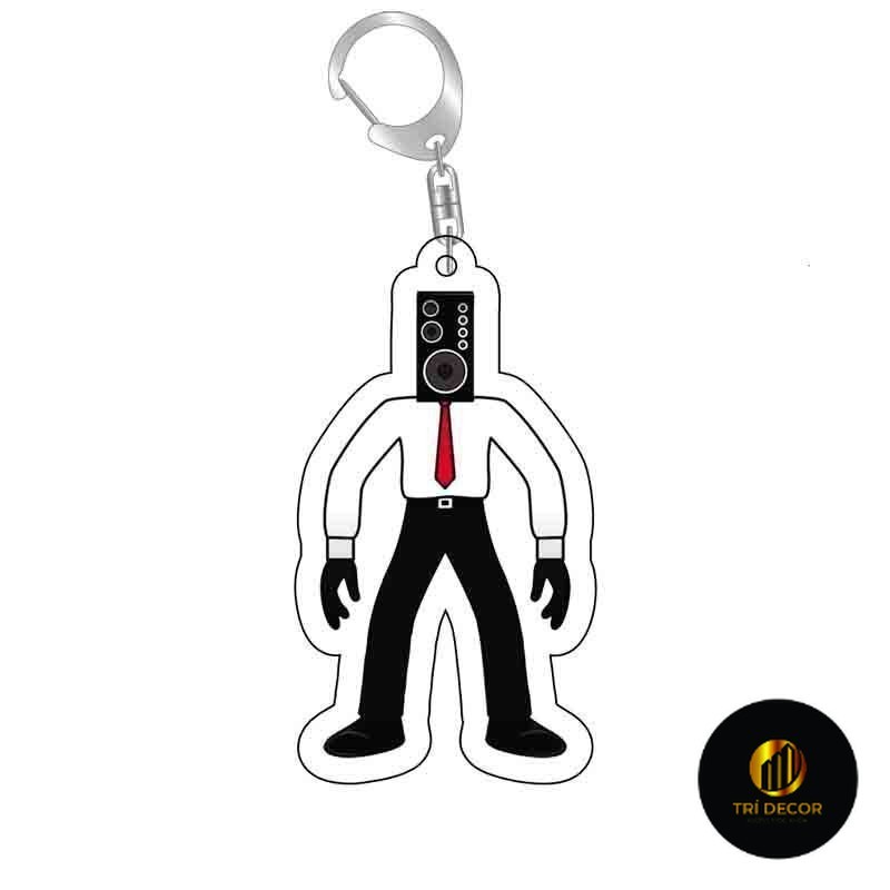 พวงกุญแจ, Standee Model Toiletman Speakerman TVman Cameraman ตุ๊กตาห้องน้ําตกแต่งโต๊ะเรียน