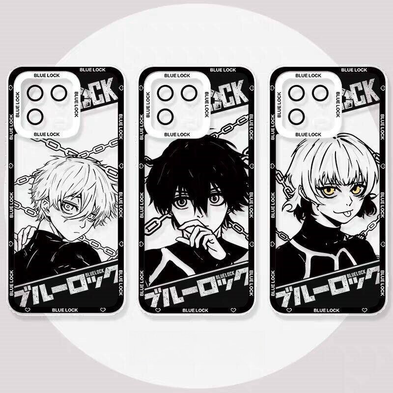 Blue LOCK สําหรับ OPPO A15 A15S A5S A7 A92 A72 A74 A94 A36 A72 A5 A93 A52 A3S A12 A12E A79 F5 F9 F11