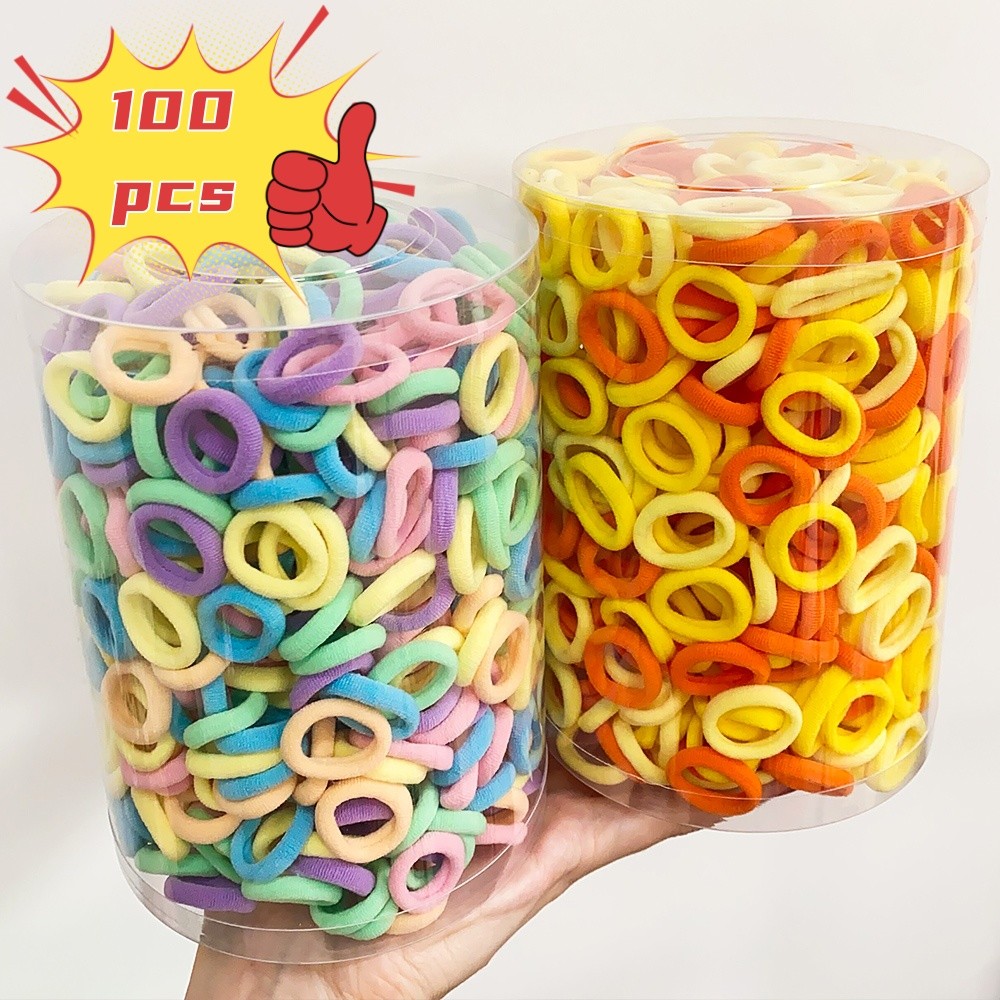 ที่คาดผมเด็ก 500 ชิ้นชุดเกาหลีเด็ก ที่คาดผม แฟชั่นเกาหลีหางม้ายืดหยุ่นสูง ที่คาดผม หญิงอุปกรณ์เสริมผม