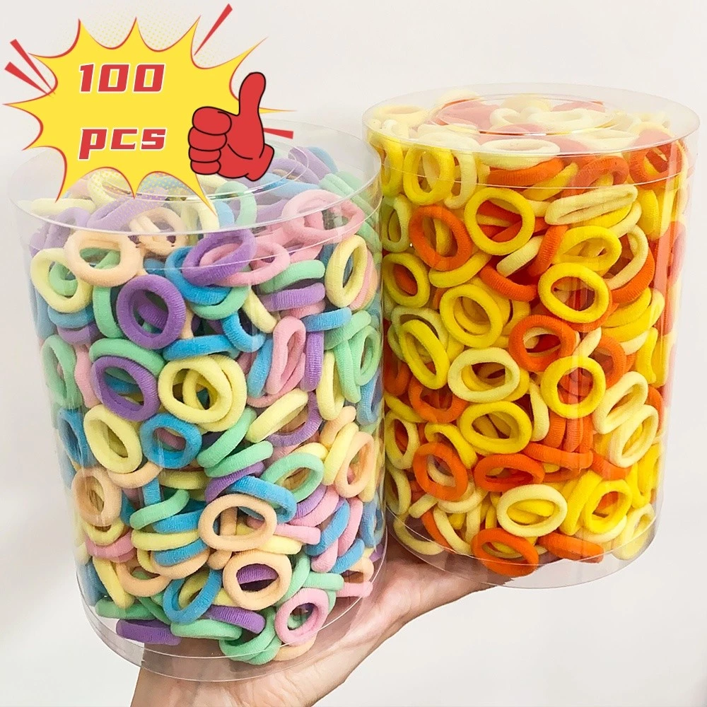 ที่คาดผมเด็ก 500 ชิ้นชุดเกาหลีเด็ก ที่คาดผม แฟชั่นเกาหลีหางม้ายืดหยุ่นสูง ที่คาด หญิงอุปกรณ์เสริมผม