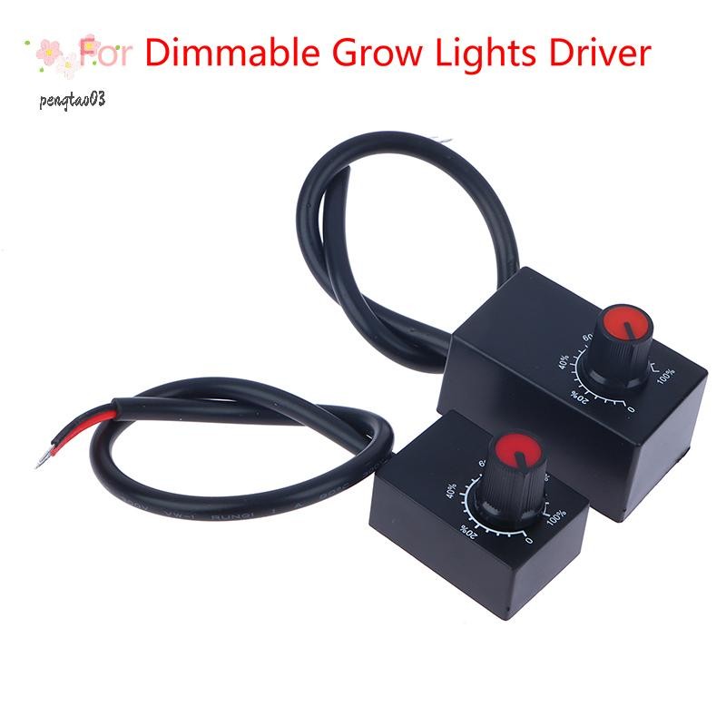 Pengatao03 DC 0-10V 1-10V ลูกบิด Dimmer Scale Potentiometer สําหรับ LED หรี่แสงได้ Grow ไฟใหม่