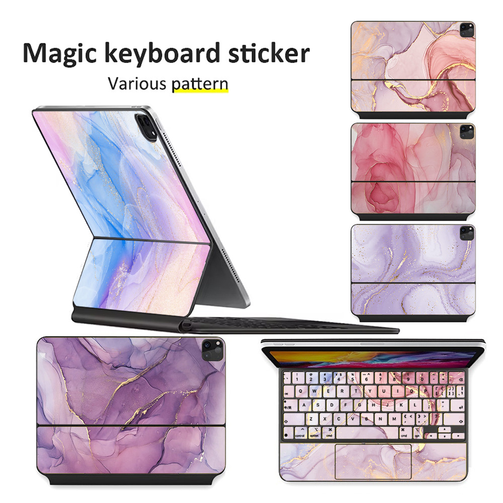For Magic Keyboard Sticker For Apple iapd Pro 11 12.9 Inch 13 Protective Film For Apple Matte Transparent Sticker Skin With Keyboard Cover FGAJ