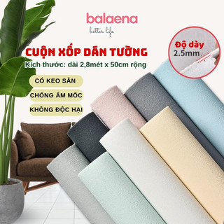 2 Mét 8 Rộng 50cm Cuộn Dán Tường Xốp Tông MỘT MÀU Tráng Nhôm Cách Nhiệt Chóng Nóng