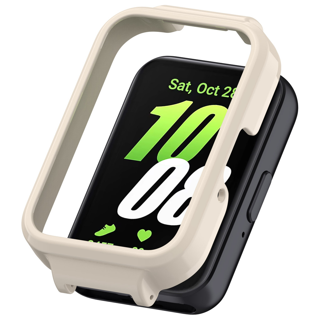 สําหรับ Samsung Galaxy Fit 3 สายซิลิโคน + เคส 2in1 ฝาครอบเปลือกหัวเข็มขัดพับหัวเข็มขัดแม่เหล็ก Band