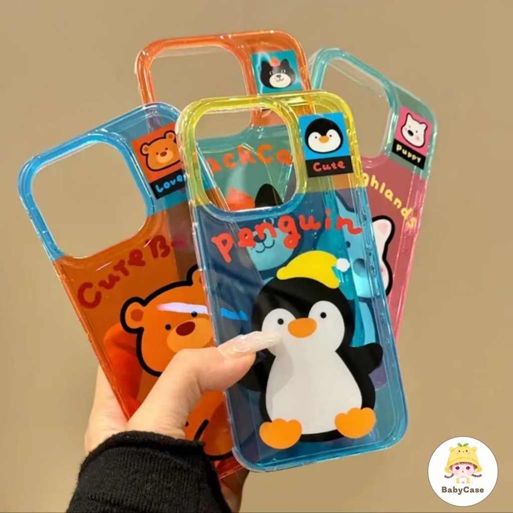 เคส Samsung A06 A12 A13 A14 A15 A05 A05S A03 A23 A54 A34 A24 A32 A04 A51 A50 A53 A33 A20 A04 A30 สัตว์การ์ตูนน่ารัก