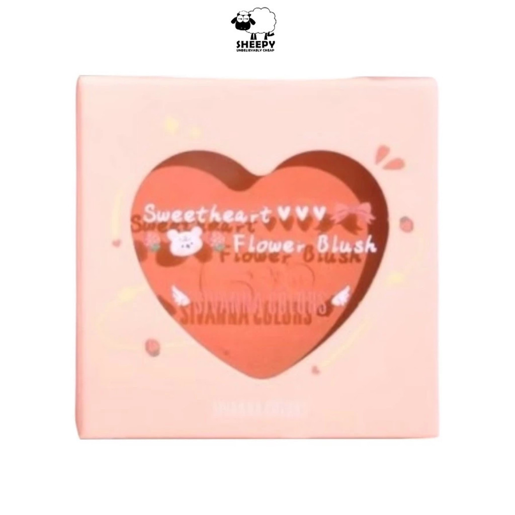 Sivanna Color Sweet Heart Flower Blush บลัชออน เนื้อฝุ่น เนียนละเอียด (HF802)