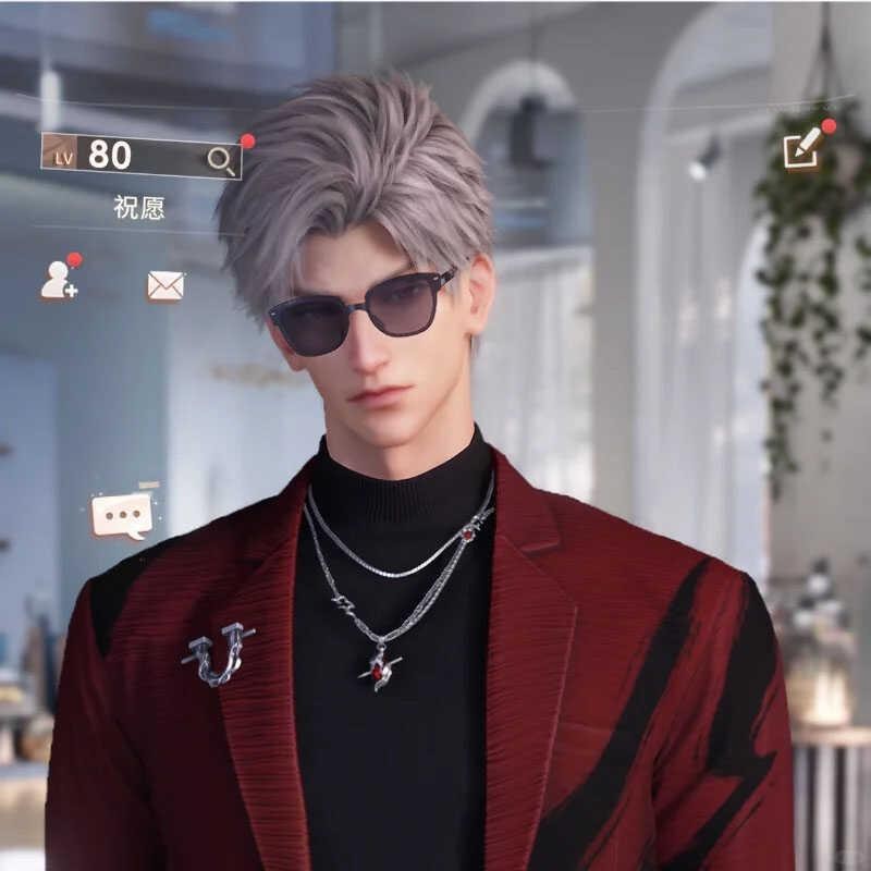 สร้อยคอ Love and Deepspace S925 เงินสเตอร์ลิง Sylus อุปกรณ์ต่อพ่วงของขวัญ RI4U