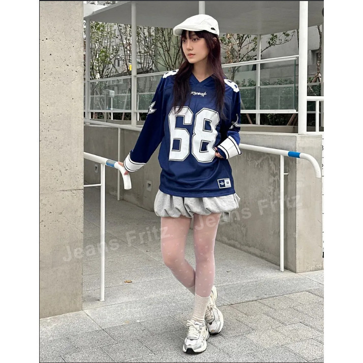 Retriever CLUB 68 LONG FOOTBALL JERSEY [NAVY]