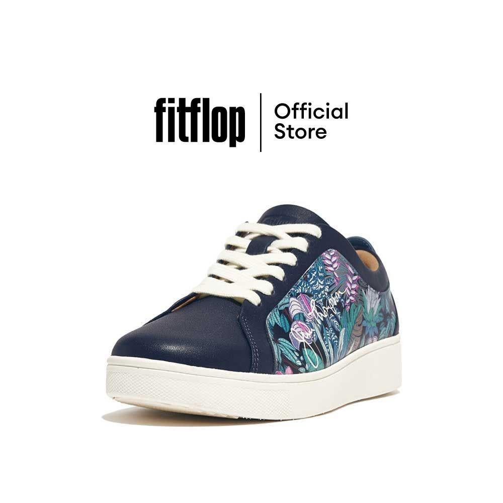 FITFLOP RALLY X JT LEATHER SNEAKERS รองเท้าผ้าใบผู้หญิง รุ่น HU9-B28 สี BLUE