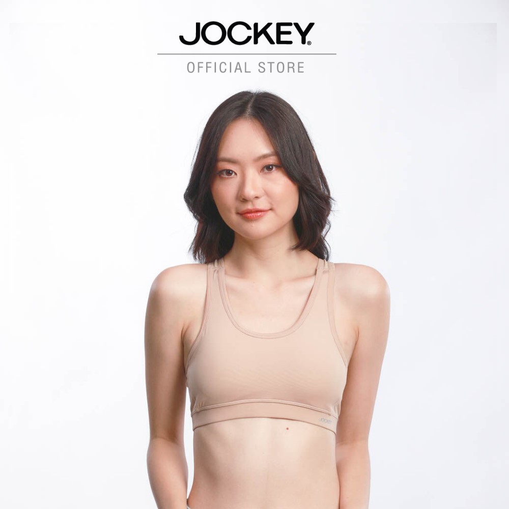 JOCKEY FOR HER สปอร์ตบราไร้โครง LOW IMPACT NYLON รุ่น KH BASIC NYLON SPORT