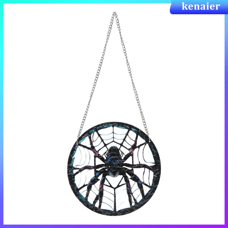 Sun Catcher ตกแต่งหน้าต่าง Halloween Wall Spider Web kenaier