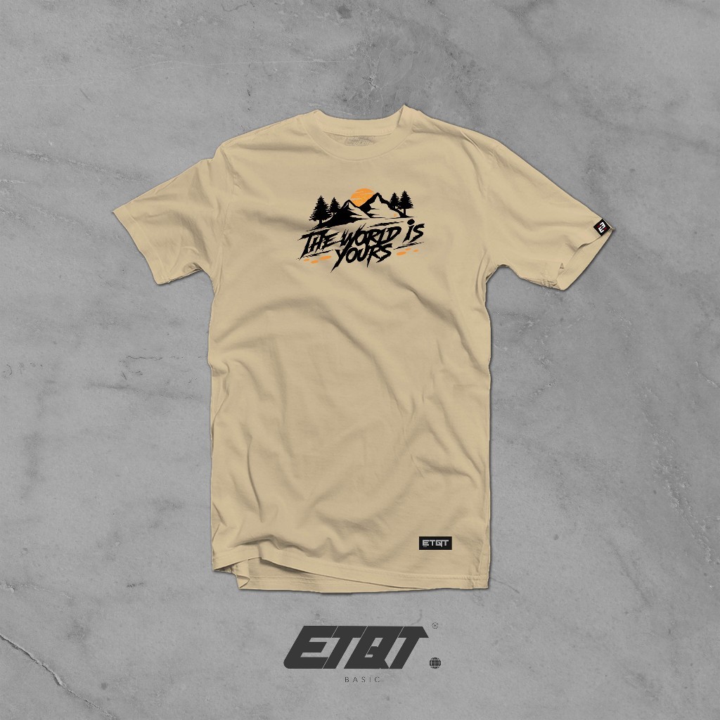 ETQT Worldwide - เสื้อ ETQT - The World Is Yours - มินิมอล