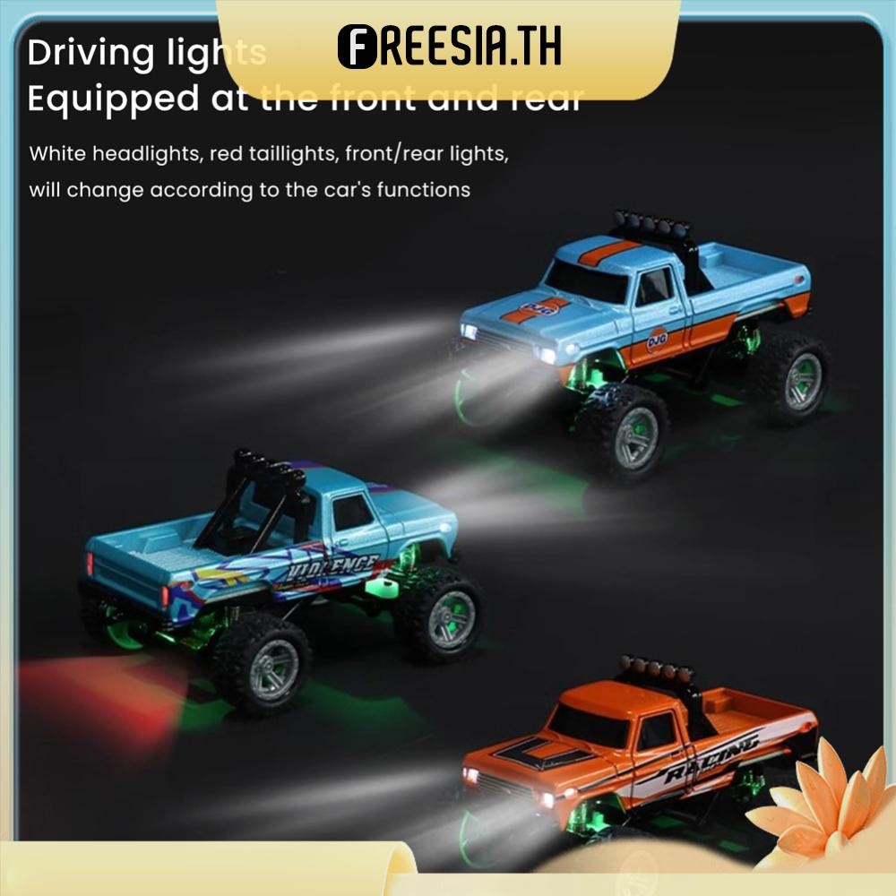 [Freesia.th] 1/64 RC Car All Terrain Off-Road รถบรรทุกมอนสเตอร์ของขวัญวันเกิดคริสต์มาสสําหรับเด็ก