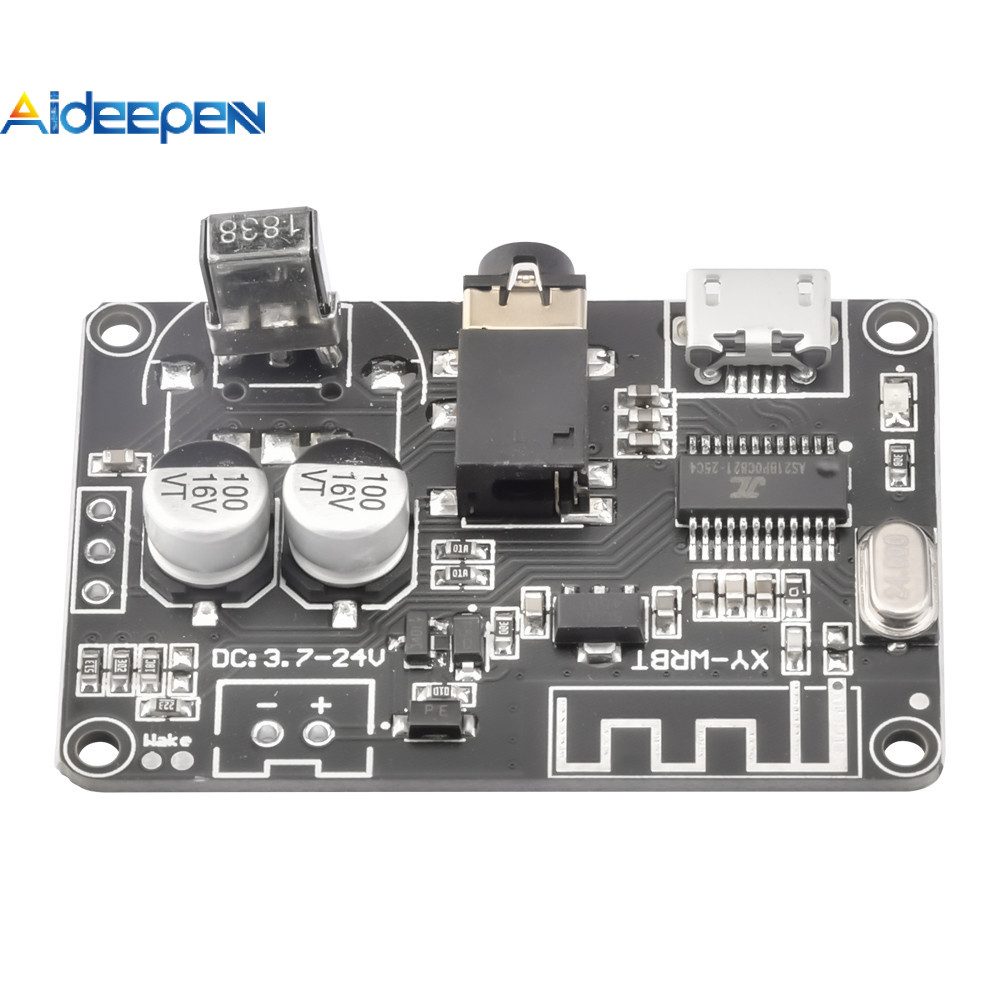 Aideepen DC 3.7-24V บอร์ดถอดรหัสเสียงสเตอริโอ Bluetooth 5.0