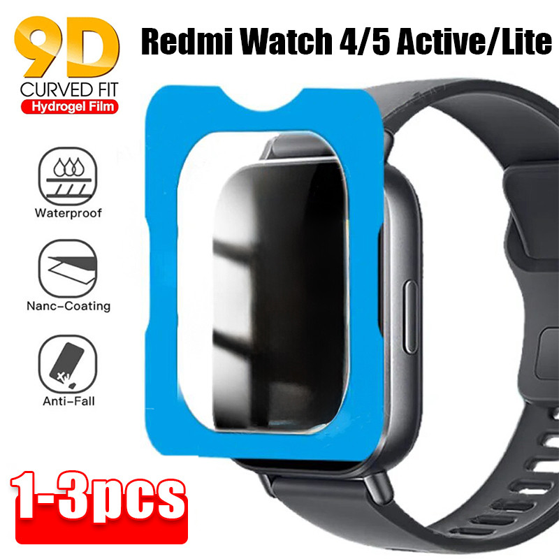 1-3 ชิ้นสําหรับ Redmi Watch 5 Active/Lite กระจกนิรภัยหน้าจอป้องกันฟิล์มสําหรับ Xiaomi Redmi Watch 4 HD Clear Protector อุปกรณ์เสริมแก้ว