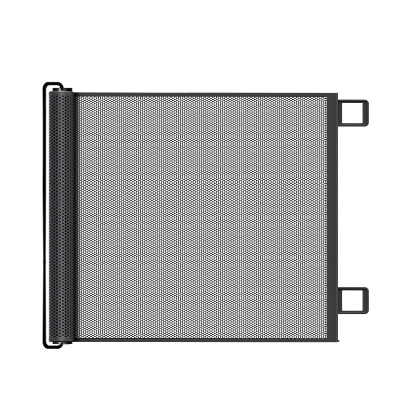 รั้วยืดหดได้ ที่กั้นสัตว์เลี้ยง ประตูกั้นบันได พับเก็บได้ฟรี ไม่ต้องเจาะผนัง ติดตั้งง่าย วัสดุหนา ม่านรั้วกันสุนัข - รูปที่ 5