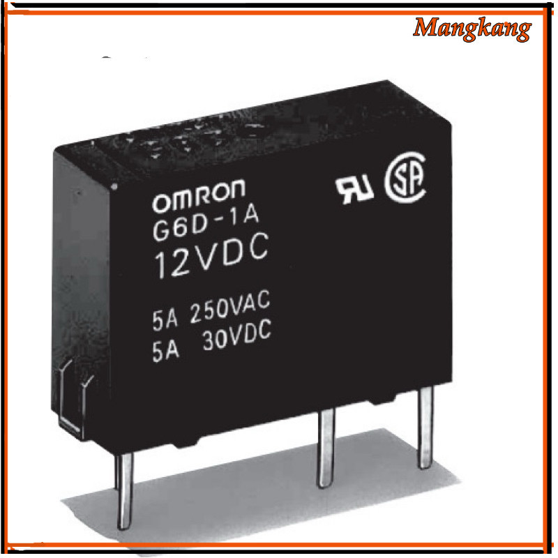 ของใหม่! รีเลย์ 4ขา G6D-1A-ASI-5VDC/12VDC/24VDC 5A4