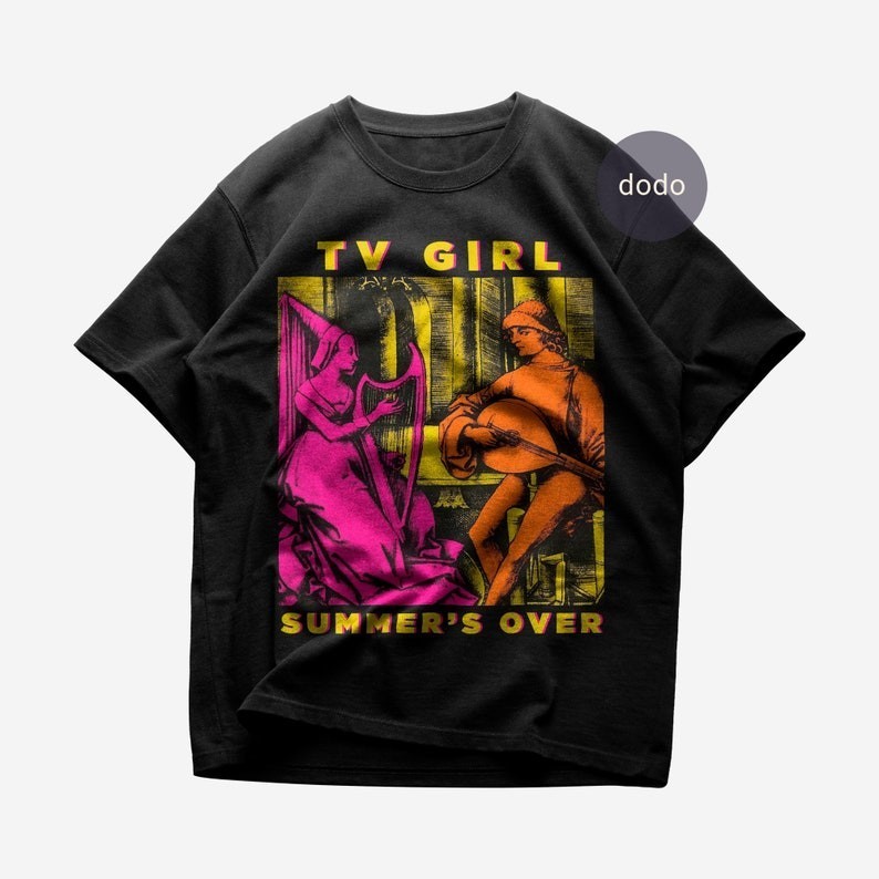 🔥HOT ! เสื้อยืด Premium TV Girl - เสื้อยืด Summer's Over Album - เสื้อยืด TV Girl New Album - French
