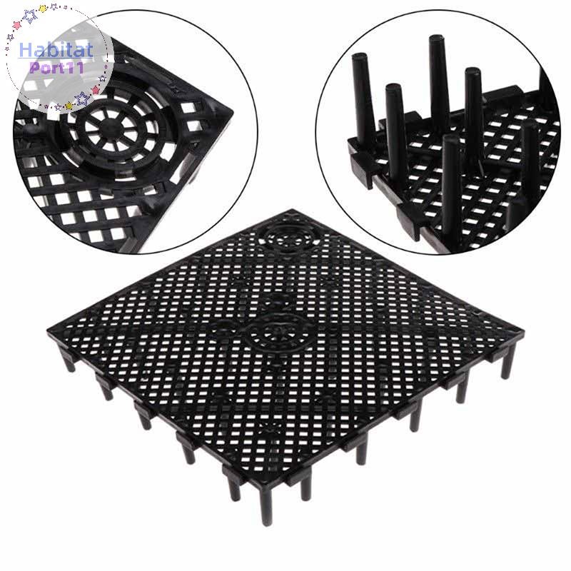 Habitatport Aquarium Fish Tank ภายใต้กรวดด้านล่างแผ่นกรองบอร์ดระบบกรอง th