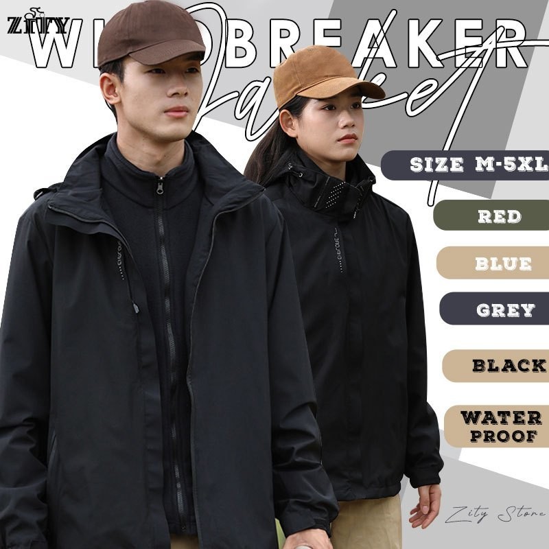 ZITY Men Jacket เสื้อแจ็คเก็ต เสื้อแจ็คเก็ตผ้าร่ม กันน้ำและกันลม งานดี ใส่สบาย กางเกงยุทธวิธี COD