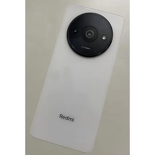 สําหรับ Xiaomi Redmi A3 A3X กระจกด้านหลังแผงประตูฝาหลังแบตเตอรี่พร้อมกรอบกล้องอะไหล่ทดแทน