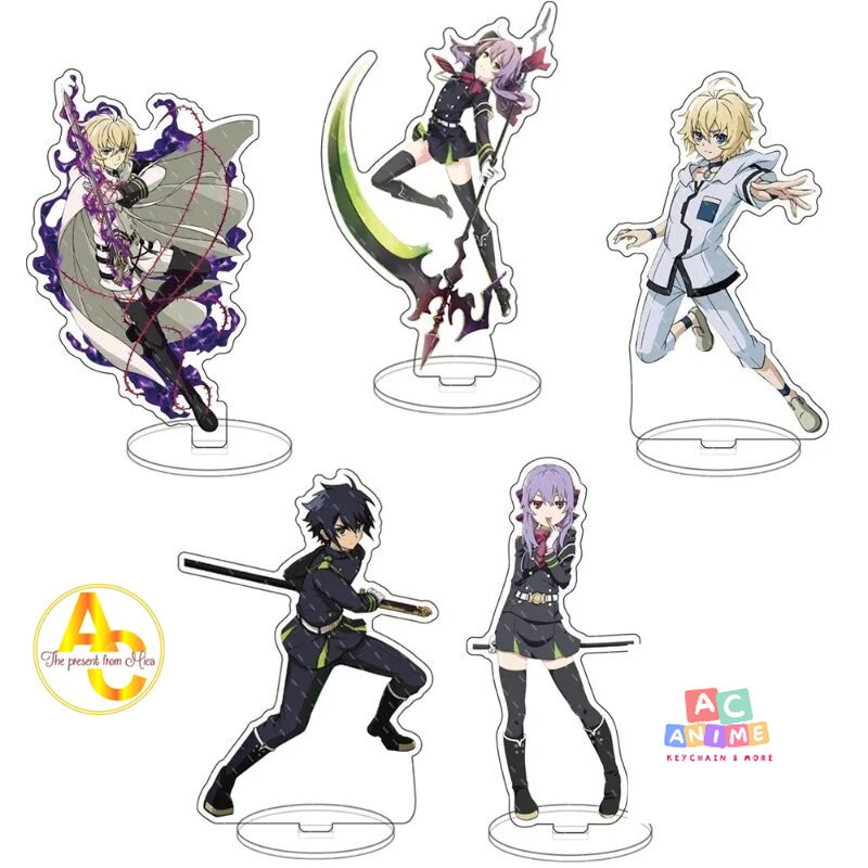 Seraph of The End อะคริลิคอะนิเมะ Standee Hiiragi Shinoa Yuichiro Hyakuya