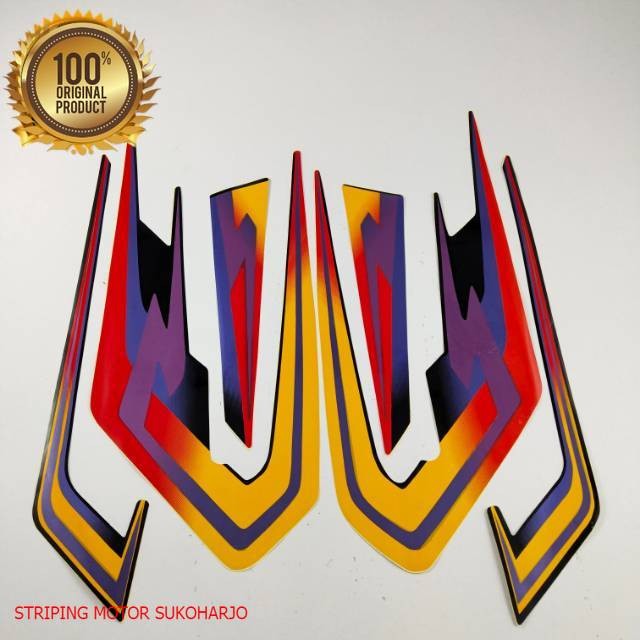 (เดิม)yamaha rx s rxs พิเศษ 1997 97 พิเศษ Black Yellow original แถบคุณภาพ