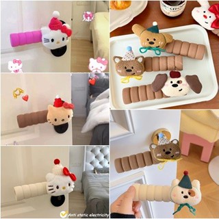 การ์ตูนคิตตี้ Doorknob ฝาครอบลูกแมวน่ารักมือจับประตูฝาครอบป้…
