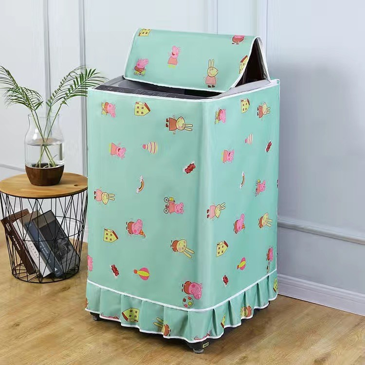 ผ้าคลุมเครื่องซักผ้าแบบเปิดด้านบนอัตโนมัติเต็มรูปแบบ กันน้ำ กันแดด ผ้าคลุมเครื่องซักผ้า