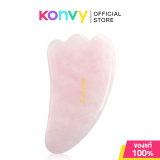 Konvy Rose Quartz Facial Massage Tool คอนวี่ หินกัวซานวดหน้า…
