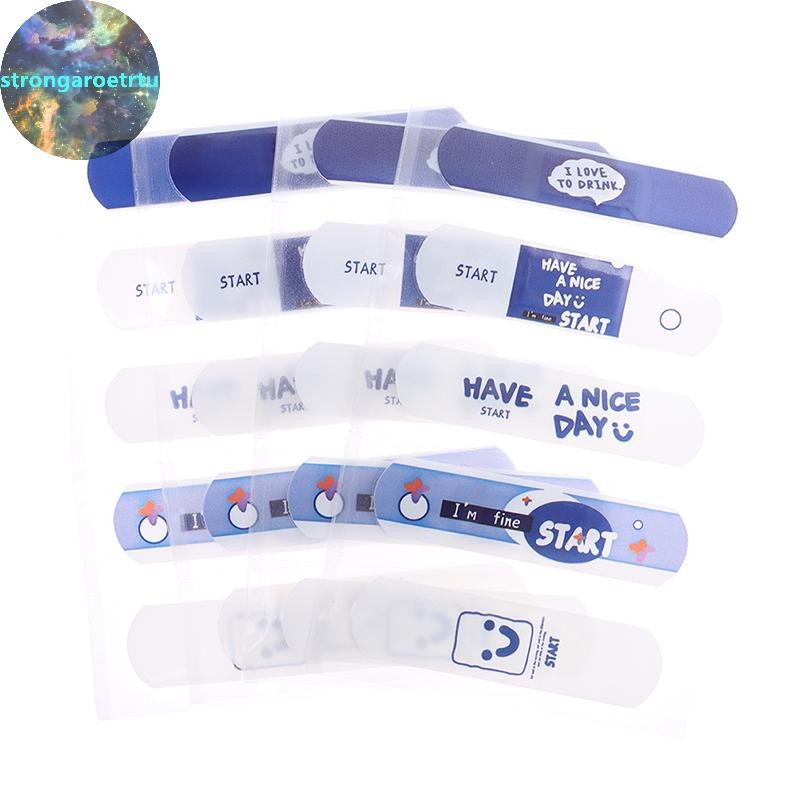 Strongaroetrtu 20 ชิ้น/กล่องกันน้ํา Band Aid Wound Plaster First Aid ชุดฉุกเฉิน Band Aid สติกเกอร์สํ