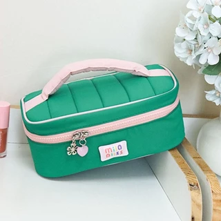 จัดส่งจากประเทศไทยกระเป๋าเครื่องสําอางBRIL, Girl Series Storage Handbag Portable Travel Cosmetic Handbag, Contrast Color Small Fresh Large Capacity Wash Bags