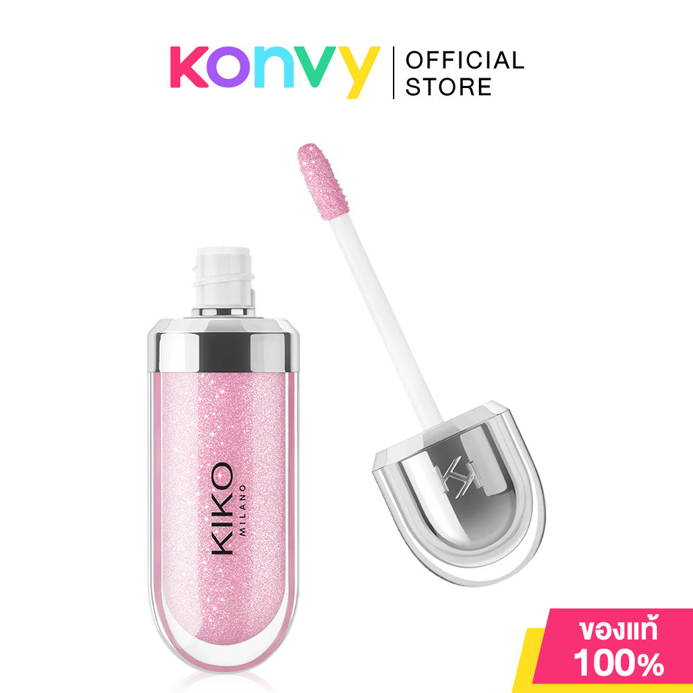 KIKO MILANO 3D Hydra Lipgloss 6.5ml #05 Pearly Pink ลิปกลอส 3 มิติ.