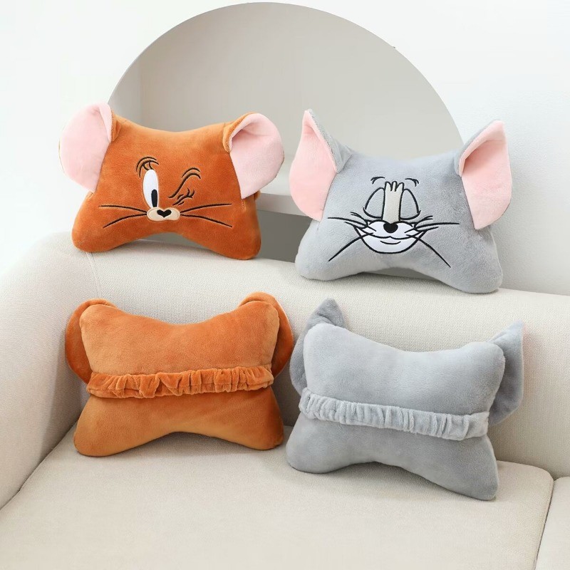 COD หมอนหนุนรถทอมแอนด์เจอร์รี่ หมอนคอรถยนต์นุ่มๆ เบาะพิงหลังรถยนต์ ของแต่งรถ - รูปที่ 6