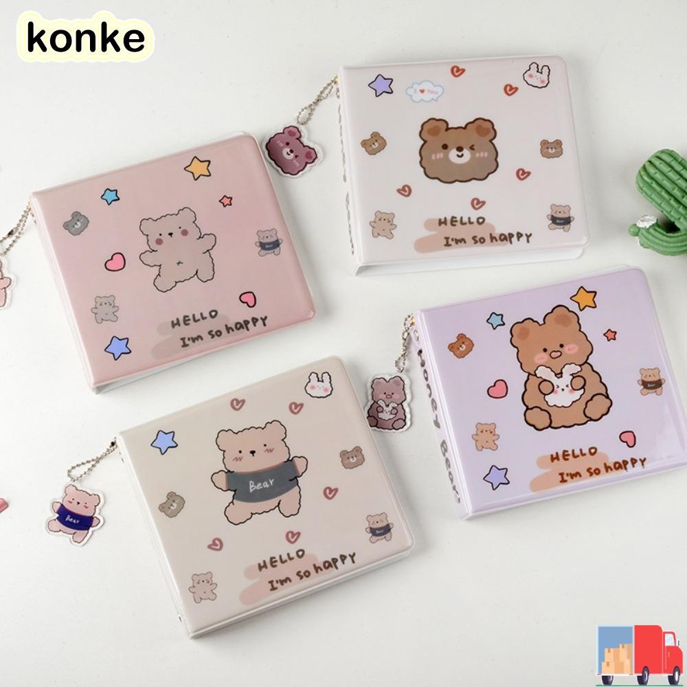 20 ที่ใส่ซีดี KONKE, อัลบั้มเก็บซีดีแบบหลวม, สมุดสะสมแบบพกพาการ์ตูนหมี DVD Binder CD