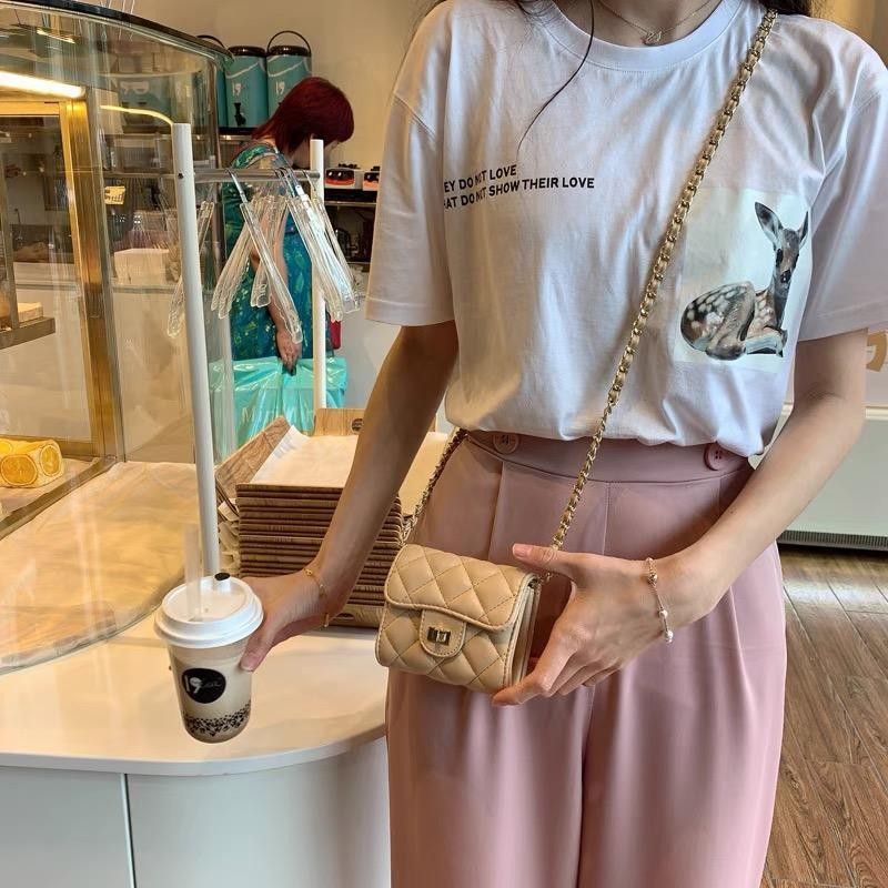 【พร้อมส่ง】กระเป๋าสตางค์ กระเป๋าถือ สะพายข้าง หนัง PU สไตล์เกาหลี