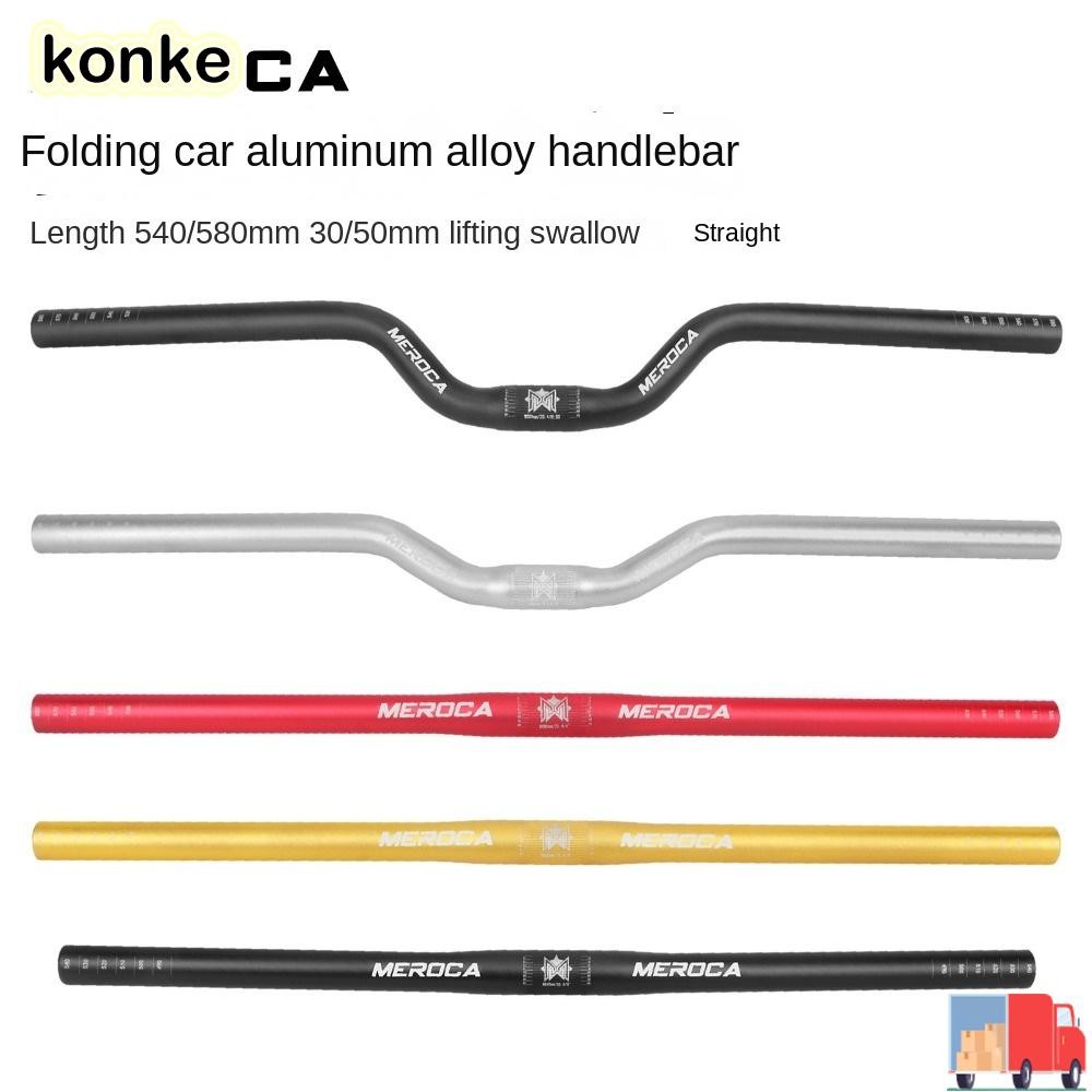 KONKE แฮนด์จักรยาน, MEROCA อลูมิเนียมอัลลอยด์จักรยาน Riser Handlebar,ทนทานตรง/กลืน 25.4X540/580 มม.อุปกรณ์เสริมสําหรับจักรยานเสือภูเขา