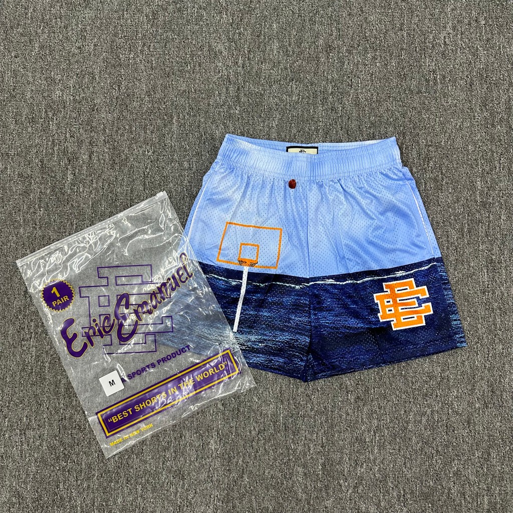 Eric Emanuel Street Wear กางเกงฟิตเนสสำหรับกีฬา ออกแบบให้สวมใส่ง่าย ระบายอากาศได้ดี